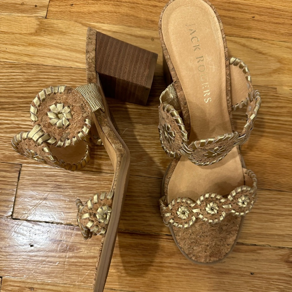 Jack Rogers sandals. Worn once. Size 8